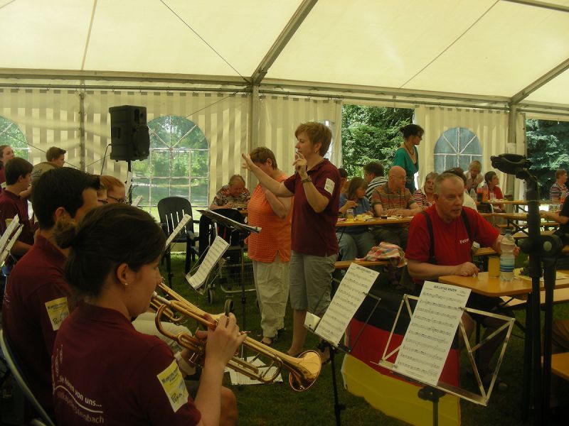 Auftritt beim Sommerfest der WDL