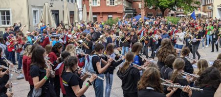 START-Kapelle beim Internationalen Jugendkapellentreffen in Ettlingen