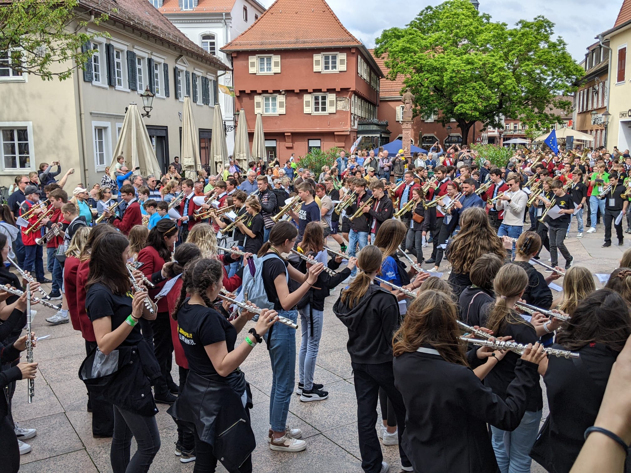 START-Kapelle beim Internationalen Jugendkapellentreffen in Ettlingen