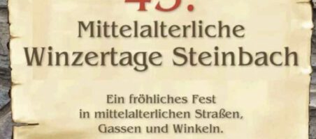 Mittelalterliche Winzertage wir sagen Danke!