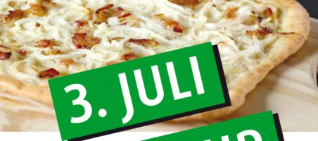 Flammkuchenhock der Stadtkapelle am 3. Juli