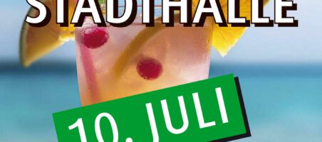 Hock an der Stadthalle am 10. Juli