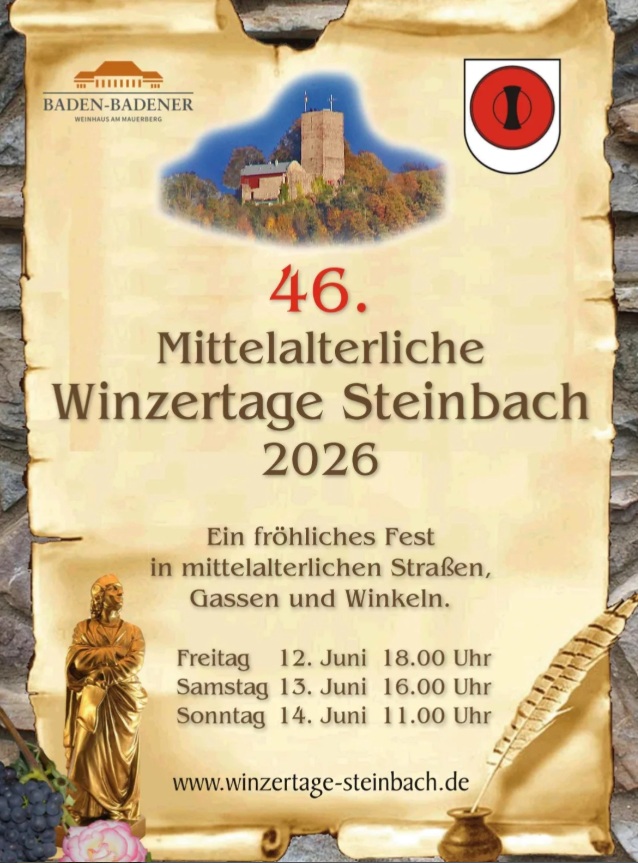46. Mittelalterliche Winzertage Steinbach